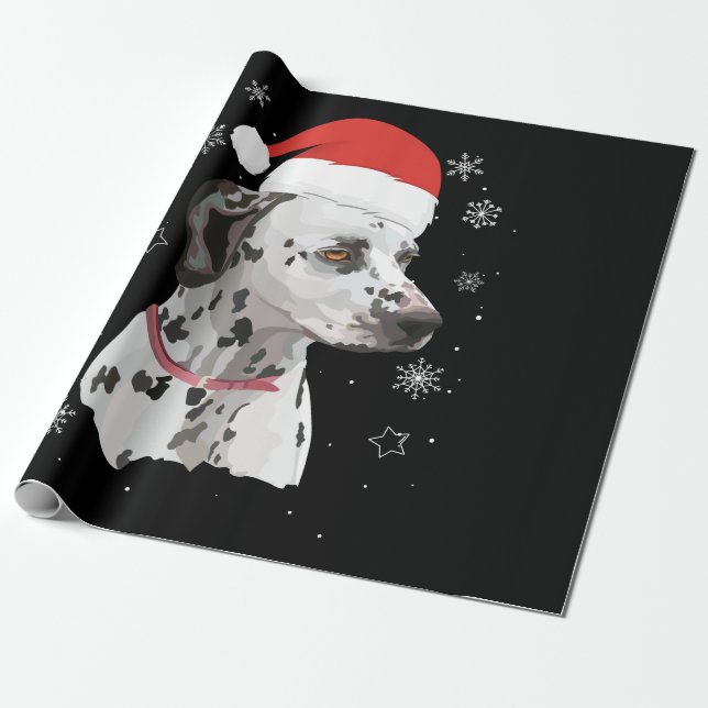 Dalmatiner Satan Christmas Kids Boys Girls Geschen Geschenkpapier (Ungerollt)