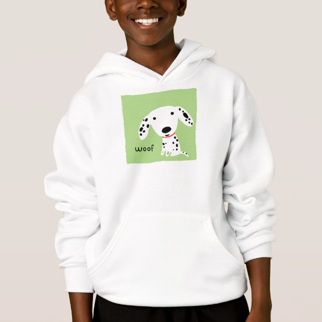Dalmatiner-Schuss Hoodie (Vorderseite)