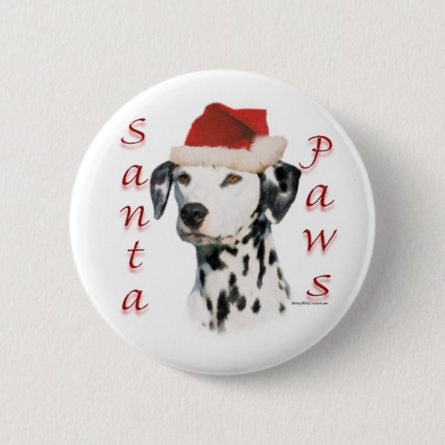 Dalmatiner (schwarz) button (Vorderseite)