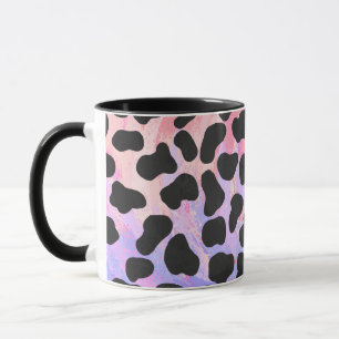 Dalmatiner Schwarz/Rosa Tasse