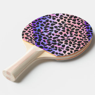 Dalmatiner Schwarz/Rosa Tischtennis Schläger