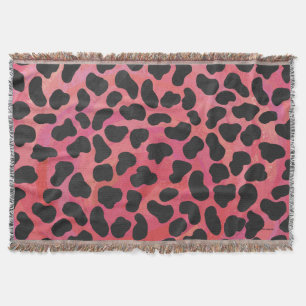 Dalmatiner Schwarz/Rot Decke