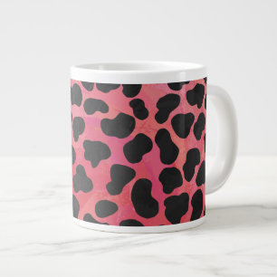 Dalmatiner Schwarz/Rot Jumbo-Tasse