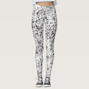Dalmatiner-schwarze gepunktete Leggings