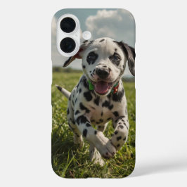Dalmatiner Spot Chase iPhone 16 Hülle