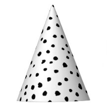 Dalmatiner-Spots, Dalmatiner-Punkte, Schwarz und W