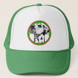 Dalmatiner St Patricks Day Truckerkappe