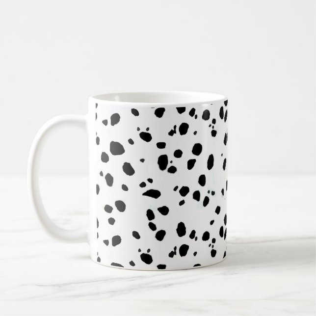 Dalmatiner-Stellen, Dalmatiner-Druck, Kaffeetasse (Links)