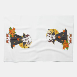 Dalmatiner Trick oder Trete Geschirrtuch