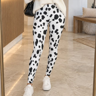 Dalmatiner-Tupfen-Druck Leggings