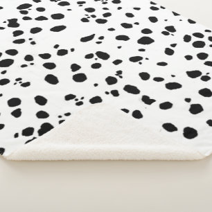Dalmatiner-Tupfen-Muster  Sherpadecke