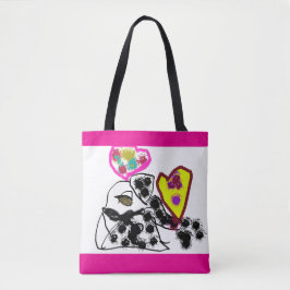 Dalmatiner-Valentinfarbe Tasche