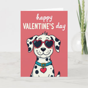 Dalmatiner Valentinstagskarte Karte