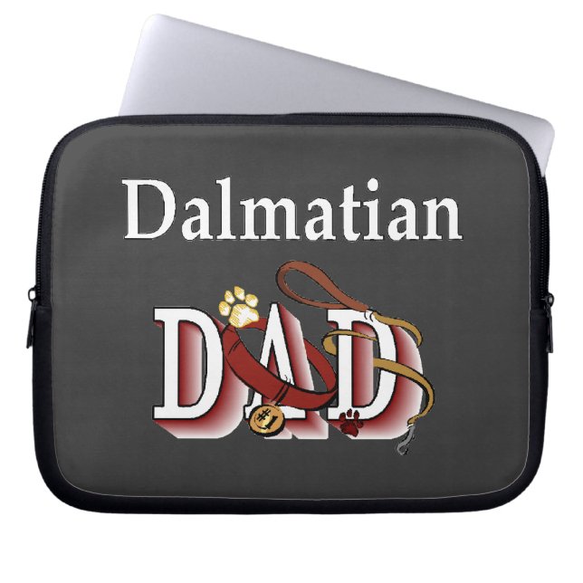 Dalmatiner Vater Laptopschutzhülle (Vorderseite)