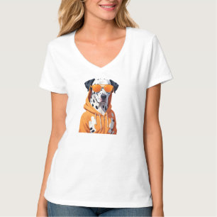Dalmatiner Wear Hoodie Funny Coole Tiermusik T-Shirt