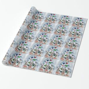 Dalmatiner Weihnachten Geschenkpapier