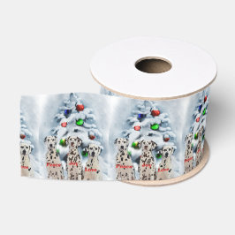 Dalmatiner Weihnachten Ripsband