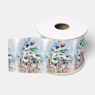 Dalmatiner Weihnachten Ripsband