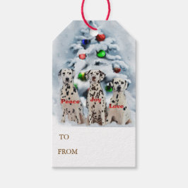 Dalmatiner Weihnachtsgeschenke Geschenkanhänger