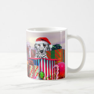Dalmatiner Weihnachtsüberraschung Kaffeetasse