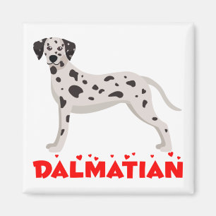 Dalmatiner-Welpe Süßer Hund Mama Rettung Adoption Magnet