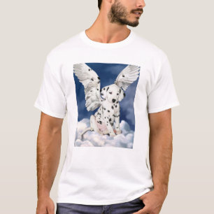 Dalmatiner-Welpen-Engel T-Shirt