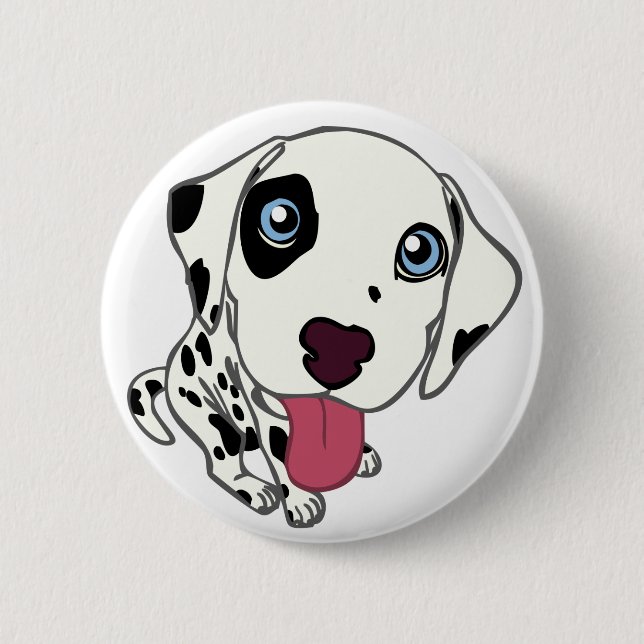 DALMATINER-WELPEN-KNOPF BUTTON (Vorderseite)