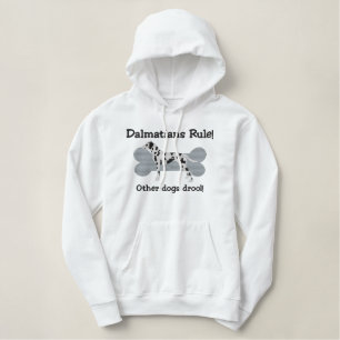 Dalmatinerregel gestickter Hoodie Bestickter Hoodie