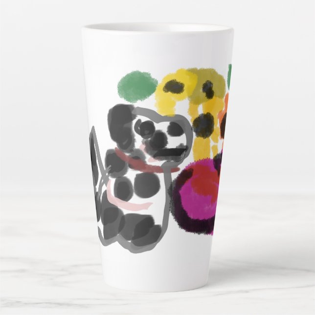 dalmatinische Sonnenblumen  Milchtasse (Vorderseite)