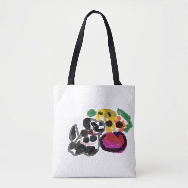 dalmatinische Sonnenblumen  Tasche (Vorderseite)