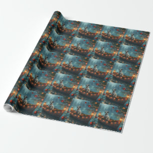Dalmatinische Weihnachts-Festreise Geschenkpapier