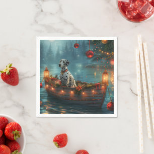 Dalmatinische Weihnachts-Festreise Serviette