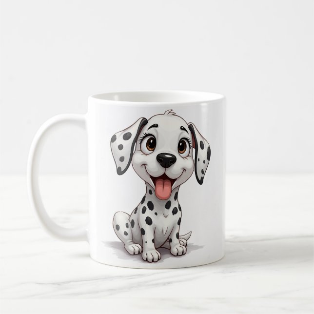 dalmatinischer Schleim Kaffeetasse (Links)