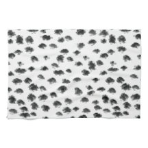 dalmatinischer Schwarz-Weiß-Ausdruck