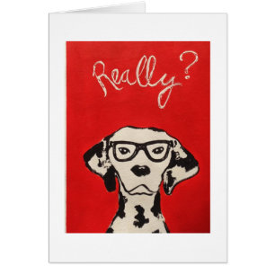 Dalmation en rouge