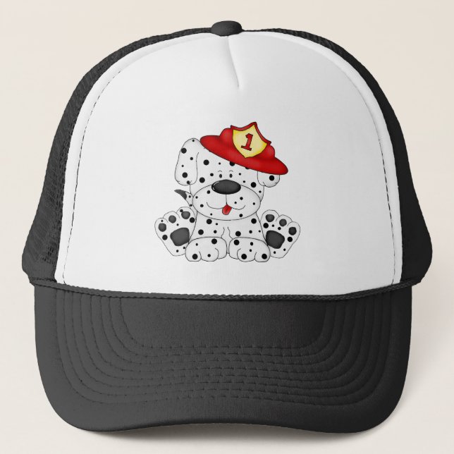 Dalmation et Casquette de chien d'incendie (Devant)