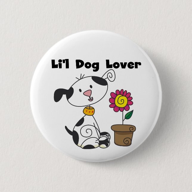 Dalmation Hundeliebhaber-T-Shirts und Geschenke Button (Vorderseite)