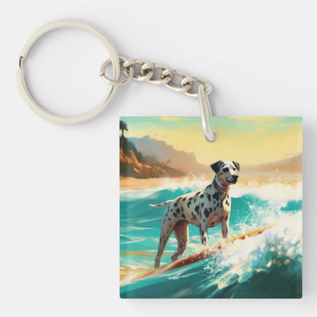 Dalmation Plage Surf Peinture (Devant)