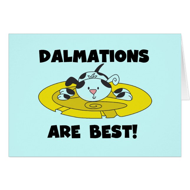 Dalmations sind beste T - Shirts und Geschenke (Vorderseite (Horizontal))