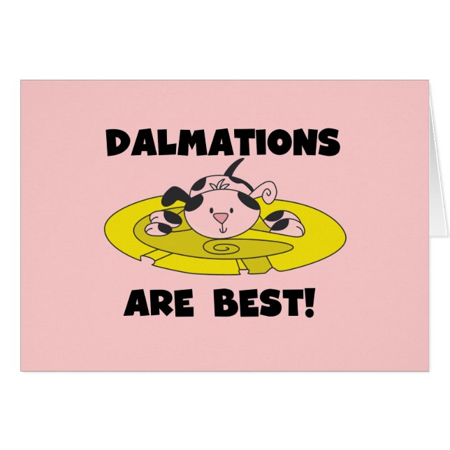 Dalmations sind beste T - Shirts und Geschenke (Vorderseite (Horizontal))
