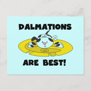Dalmations sind die besten T - Shirt und Geschenke Postkarte