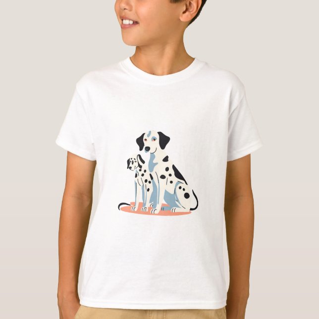 Dalmatisches Kindershirt T-Shirt (Vorderseite)