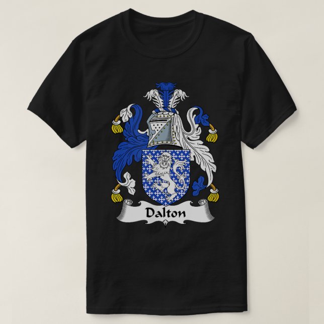 Dalton Coat of Arms Familienwappen T-Shirt (Design vorne)