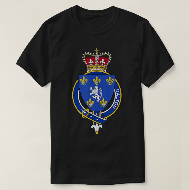 Dalton Coat of Arms Familienwappen T-Shirt (Design vorne)