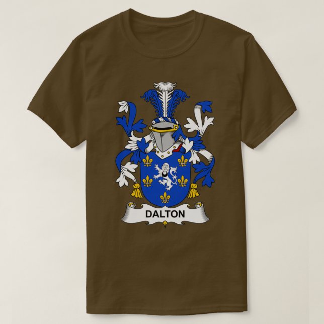 Dalton Coat of Arms Familienwappen T-Shirt (Design vorne)