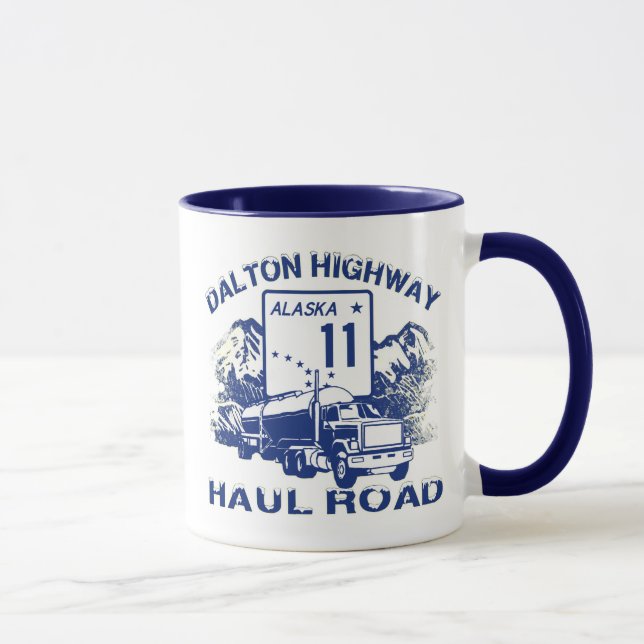 DALTON-LANDSTRASSEN-STRECKEN-STRASSE TASSE (Rechts)