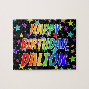 "DALTON" Vorname, Spaß "GLÜCKLICHER BIRTHTAG"