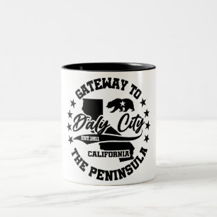 Daly City, Kalifornien Zweifarbige Tasse