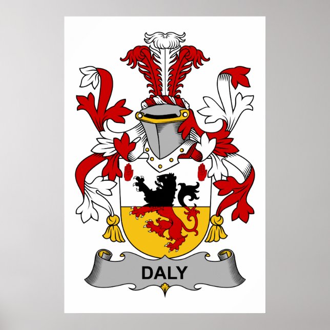 Daly Familienwappen Poster (Vorne)