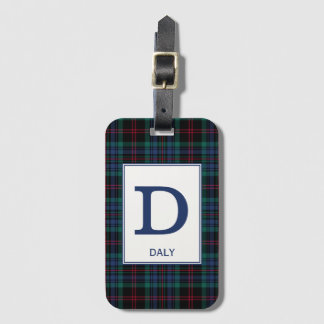 Daly Tartan Kariertes Muster Gepäckanhänger